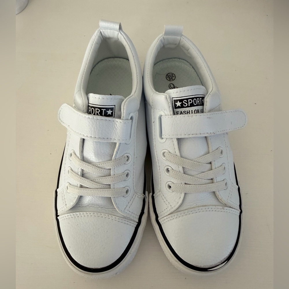 White Kids Sneakers